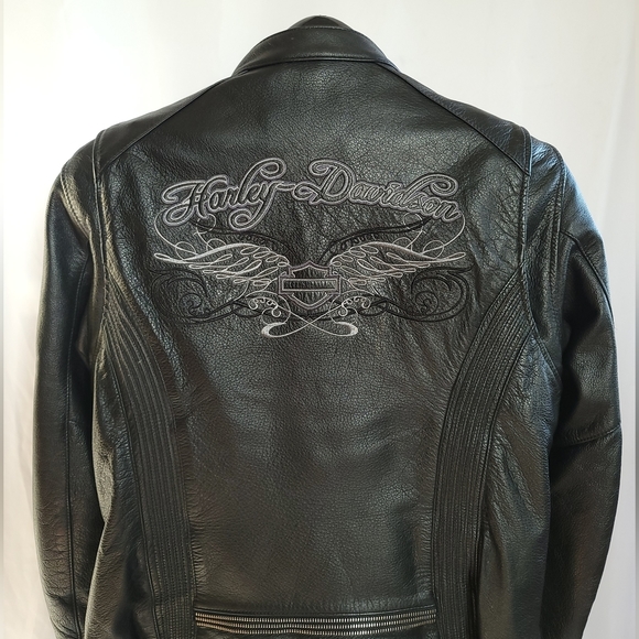 Harley-Davidson Authentic Leather Riding Jacket Size Large. - Picture 5 of 15